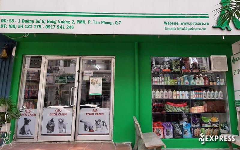 Bệnh viện thú y Petcare tại TP.HCM