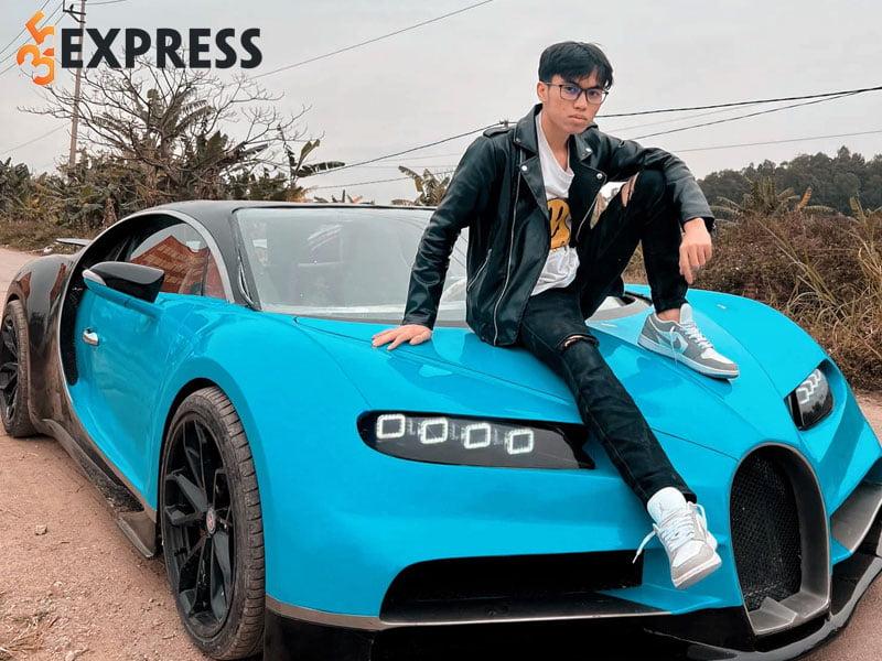 Chiếc Bugatti được chế tạo với vỏ bằng sợi thủy tinh