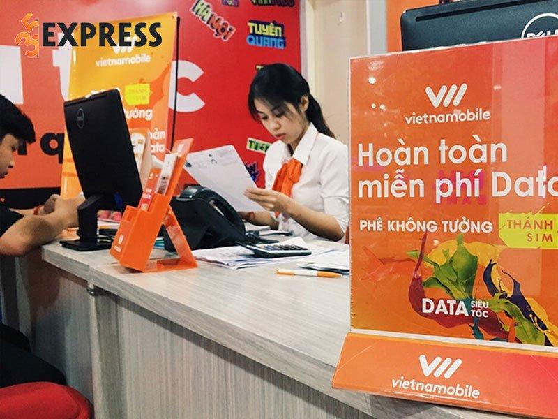 Đăng ký SIM Vietnamobile tại cửa hàng