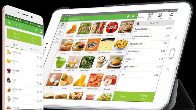 Giao diện phần mềm quản lý bán hàng Loyverse