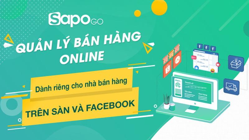 Giao diện phần mềm quản lý bán hàng Sapo