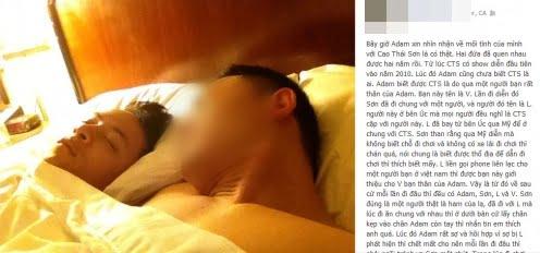 Hình ảnh chụp màn hình bài báo về scandal của Cao Thái Sơn.
