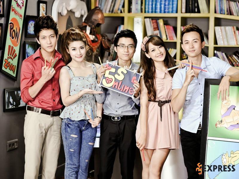 Hình ảnh Hoàng Anh Vũ trong phim 5S Online