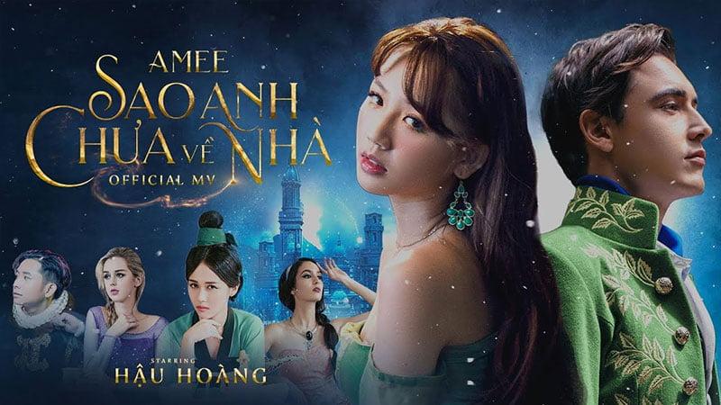 Hình ảnh minh họa cho bài hát Sao Anh Chưa Về Nhà của AMEE và Ricky Star