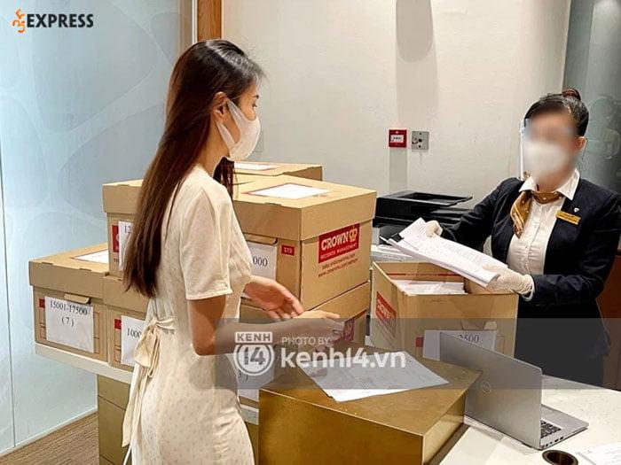 Hình ảnh văn bản sao kê tiền từ thiện