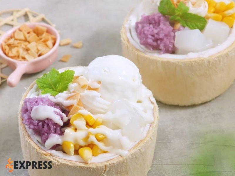 Kem xôi Bubu - Món ăn vặt giải nhiệt mùa hè