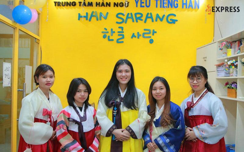 Không gian học tập tại trung tâm Han Sarang