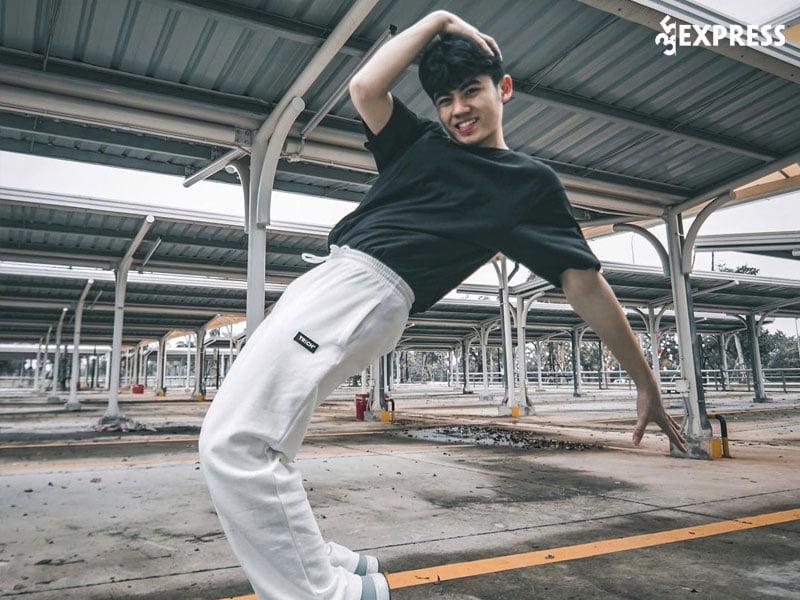 Nhật Minh TikTok với phong cách thời trang Gen Z cá tính.