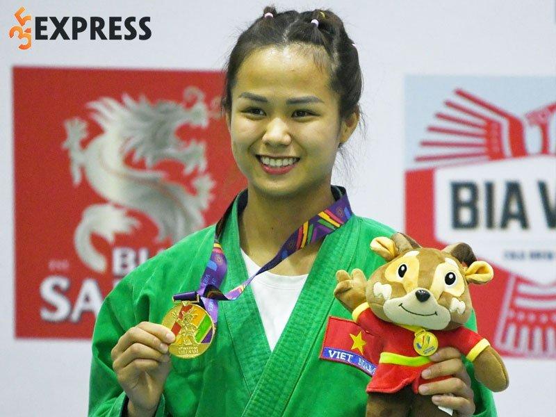 Tô Thị Trang luyện tập Kurash